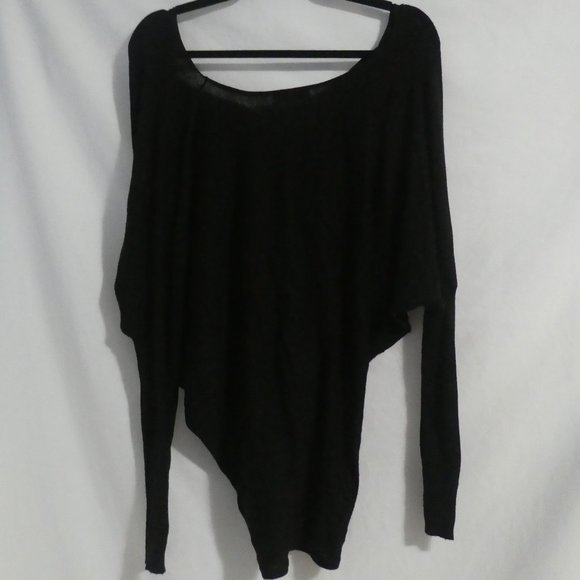 REITMANS | large | Sheer Black Knit Poncho / Shawl With Sleeves | GUC - Picture 2 of 16